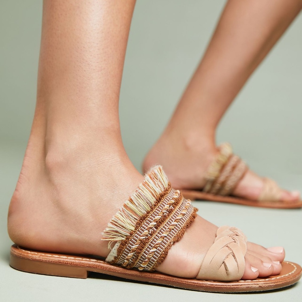 SOLUDOS x ANTHROPOLOGIE Panarea Braided
Slide Sandals - Sz 7 - Picture 3 of 13
